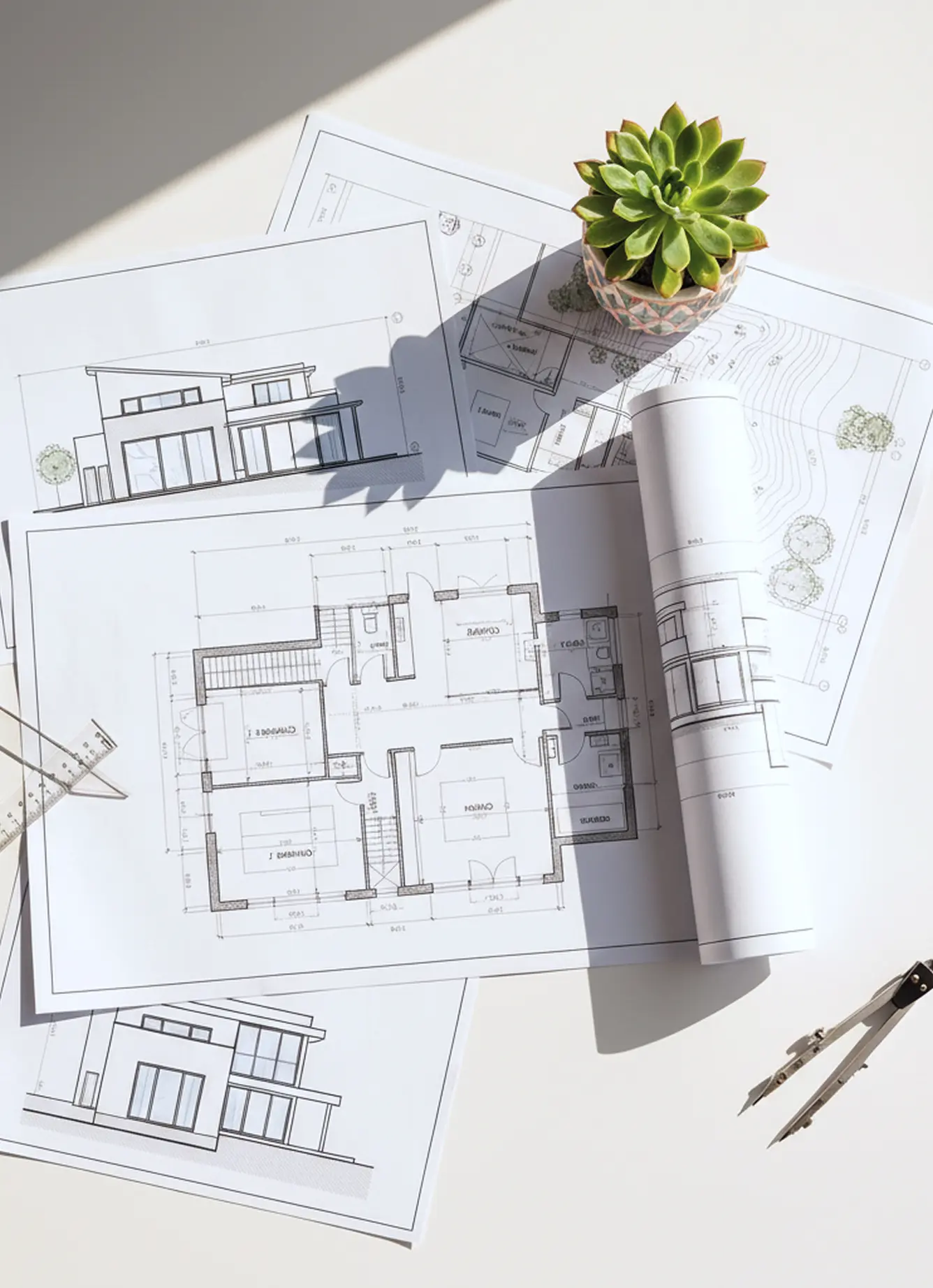 Plans d'architecte Logibat pour la conception et construction de maisons en Suisse romande.